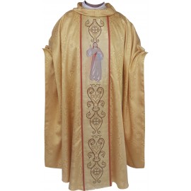 Chasuble en damassé