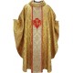 Chasuble en tissu damassé