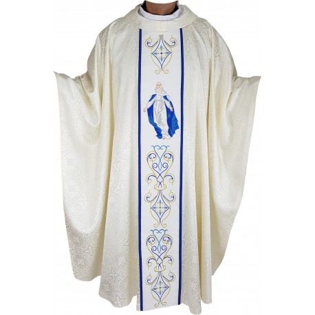 Chasuble en damassé