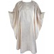 Chasuble et son étole en tissu damassé