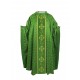 Chasuble et son étole en tissu damassé