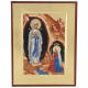 Icône peinte Notre Dame de Lourdes