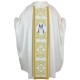 chasuble en tissu damassé