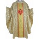 Chasuble en tissu damassé