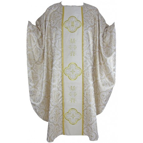 Chasuble en tissu damassé (tous coloris)