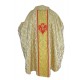 Chasuble en tissu damassé