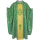 Chasuble en tissu damassé