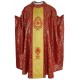 Chasuble en tissu damassé