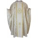 Chasuble en tissu damassé