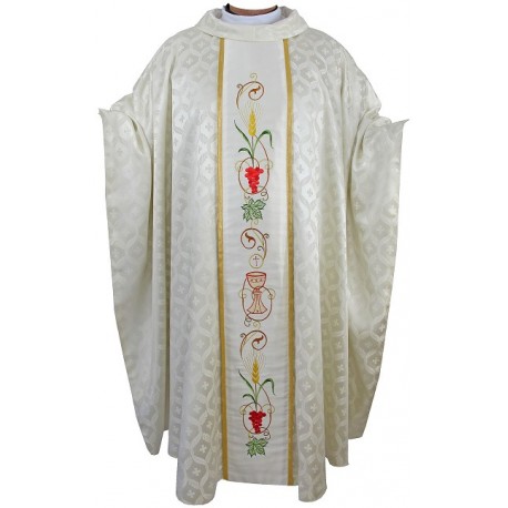 Chasuble en damassé